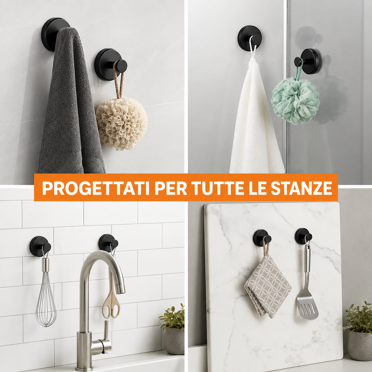 Gancio FlexiGrip™ – Fissa Senza Forare